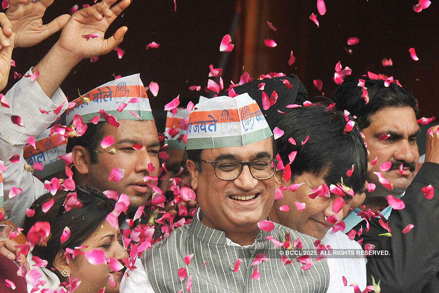 Ajay Maken rally pictures
