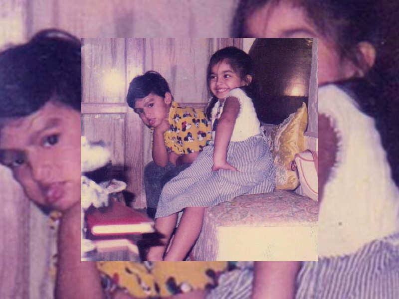 You just cannot miss this childhood picture of Sonam Kapoor with cousin Arjun  Kapoor