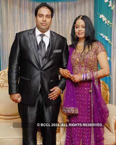 Amish & Anjali's reception