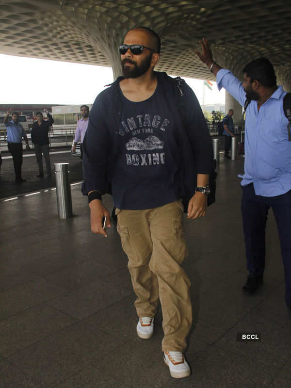 Photos of celebrities at airport