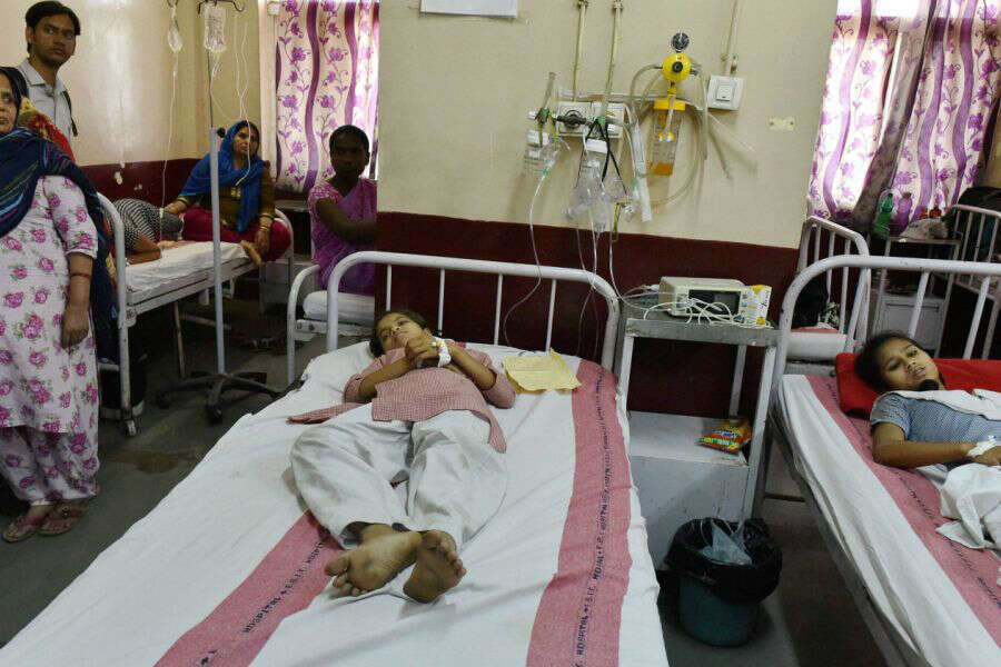 Gas leak near Delhi schools