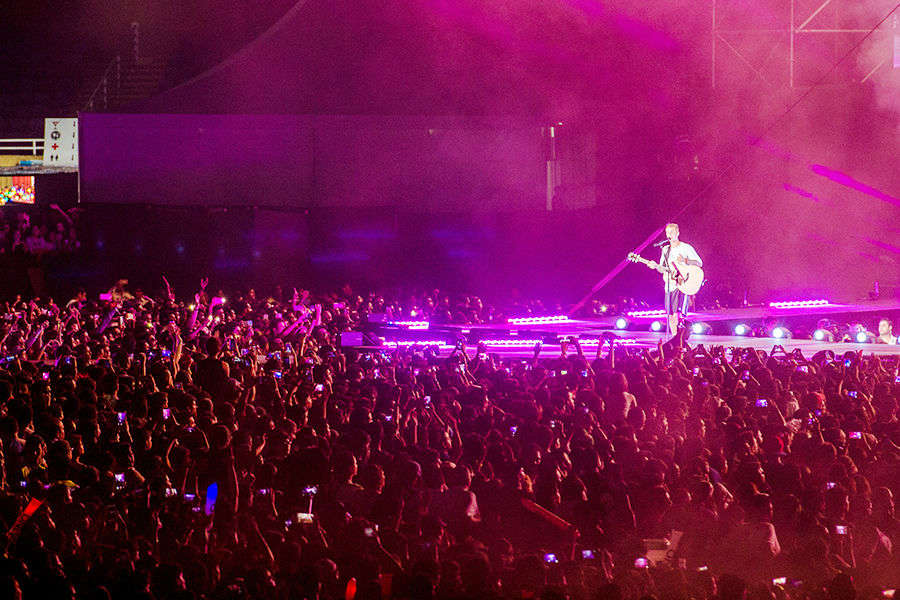 Justin Bieber’s Purpose World Tour concert
