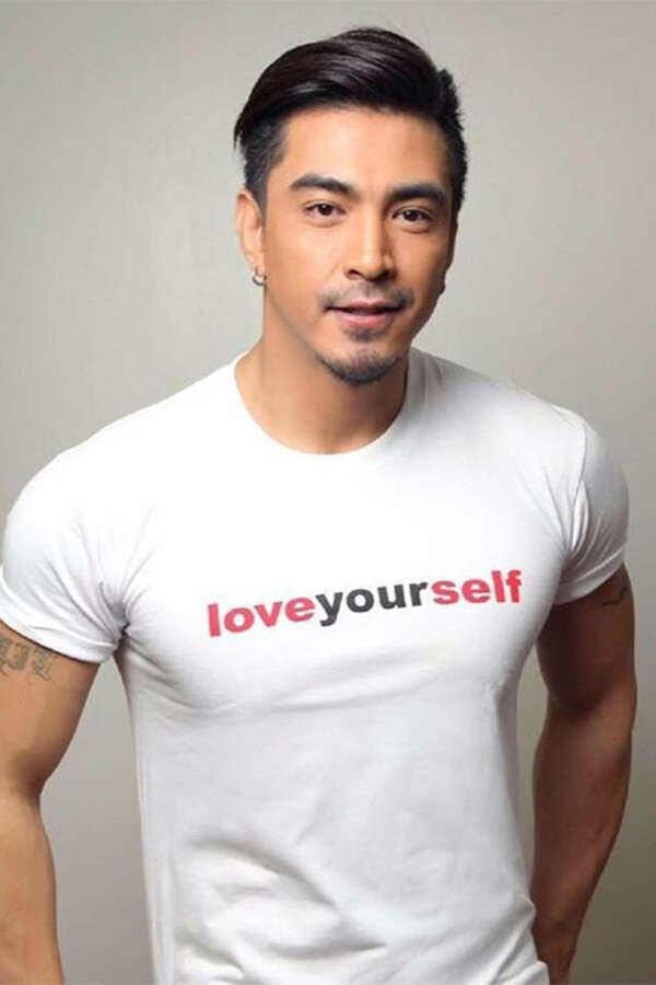 John Raspado poses for a photoshoot