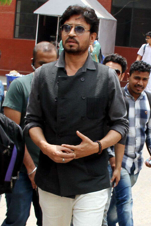 Irrfan Khan arrives to promote Hindi Medium