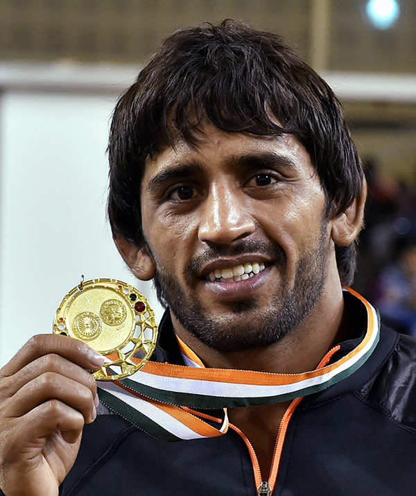 Asian Championships: Wrestler Bajrang Punia Wins Gold Photogallery - ETimes