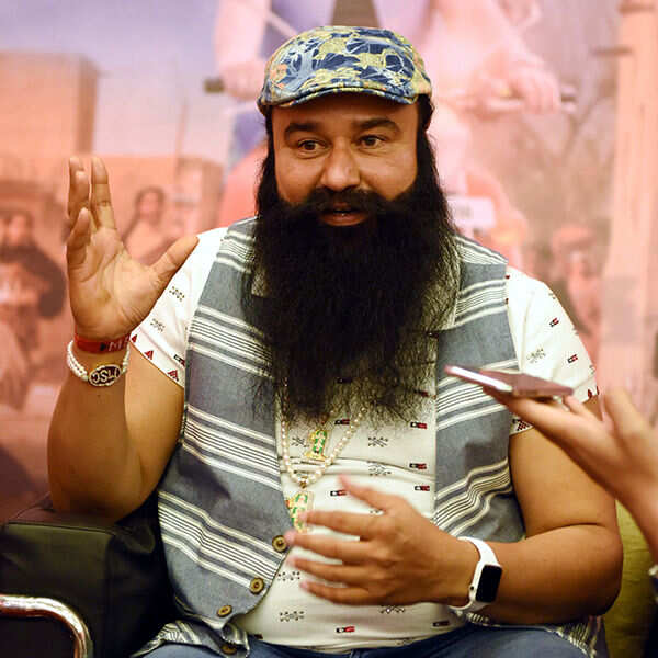 Saint Gurmeet Ram Rahim Singh Insan speaks to media