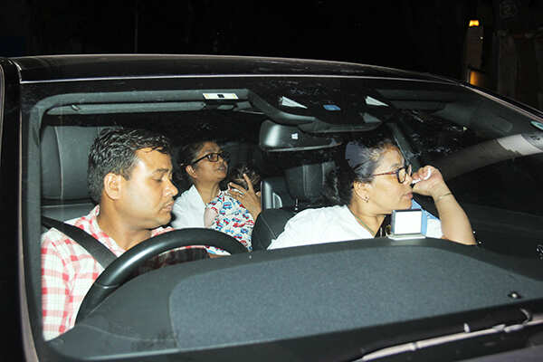 Taimur Ali Khan in the car