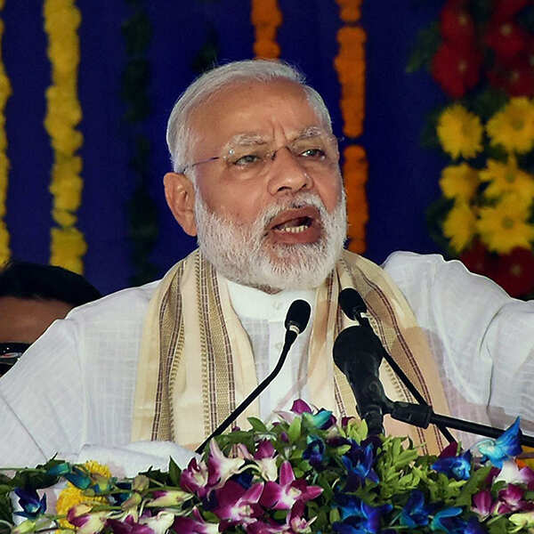 Narendra Modi speaks during a forum