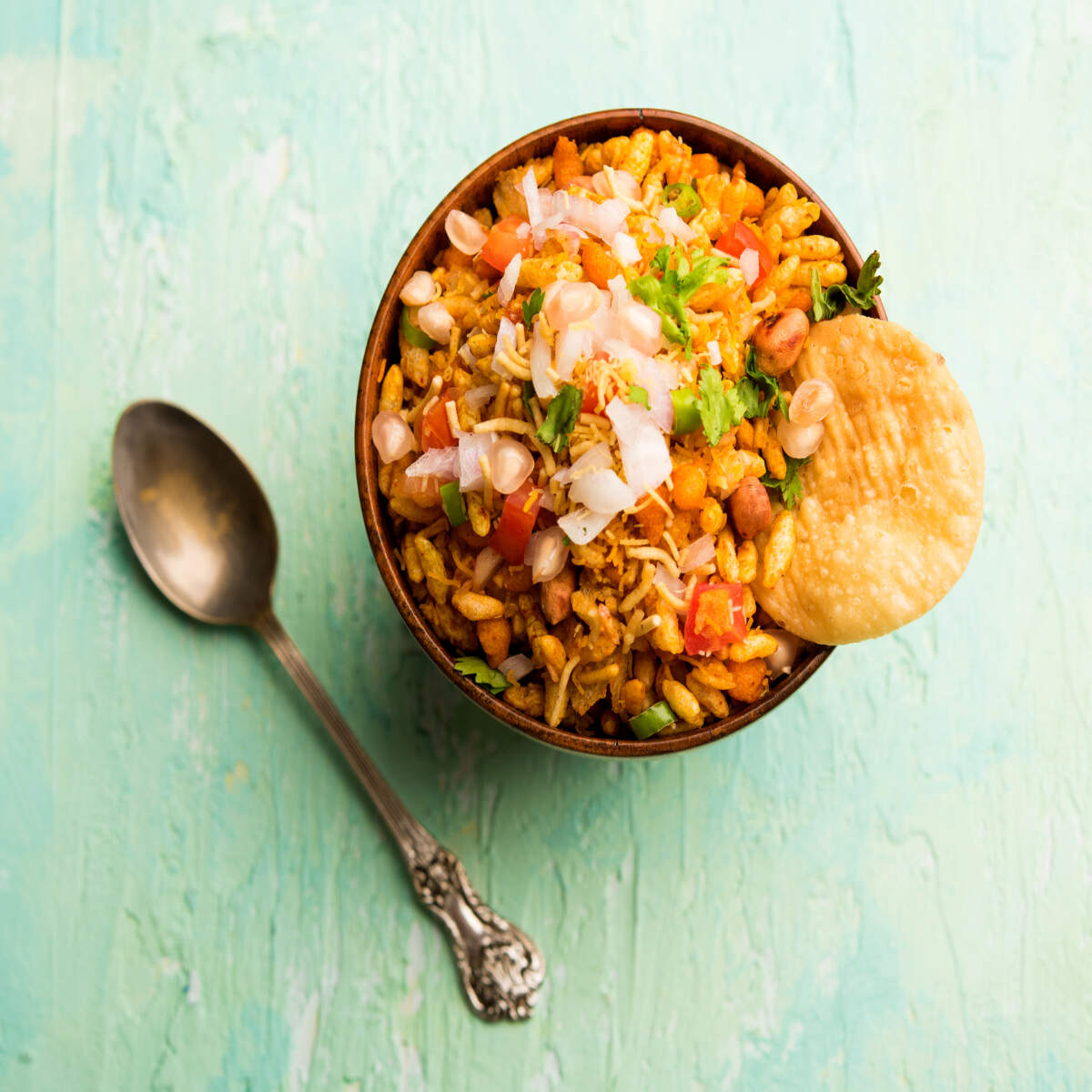 Bread Bhel Puri Recipe