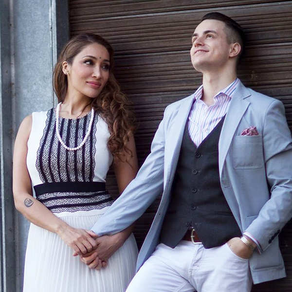 Sofia Hayat shares a steamy lip-lock with hubby