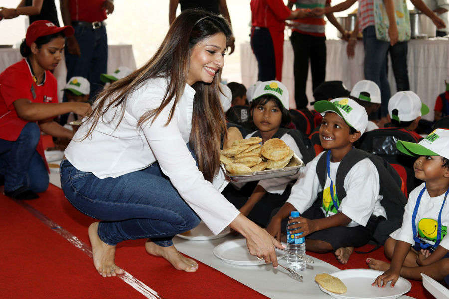 Tanishaa at a Promotional event
