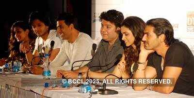 Akshay Kumar, Deepika Padukone, Arjun Rampal, director Sajid Khan, Jiah Khan and Riteish Deshmukh