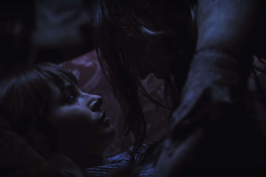 Brea Grant in a movie still