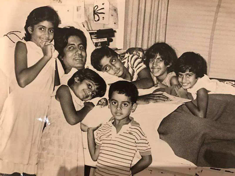 When the ‘Bachchan bunch’ visited Amitabh Bachchan in hospital