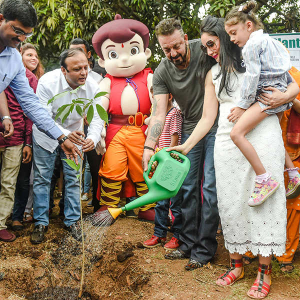 Sanjay Dutt attends tree plantation drive