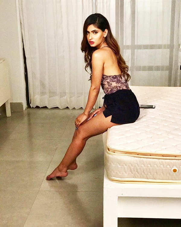 Karishma Sharma beats the heat in style