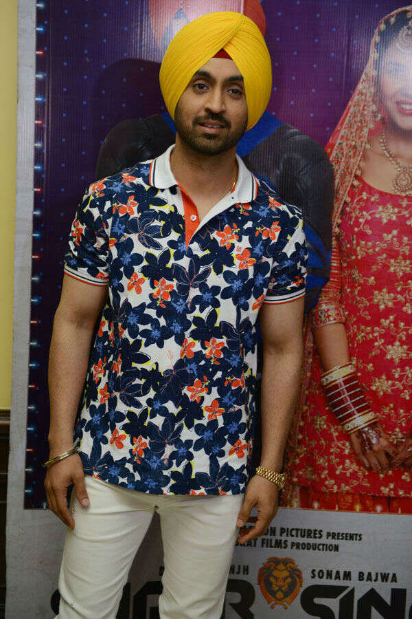 Diljit Dosanjh smiles for the camera