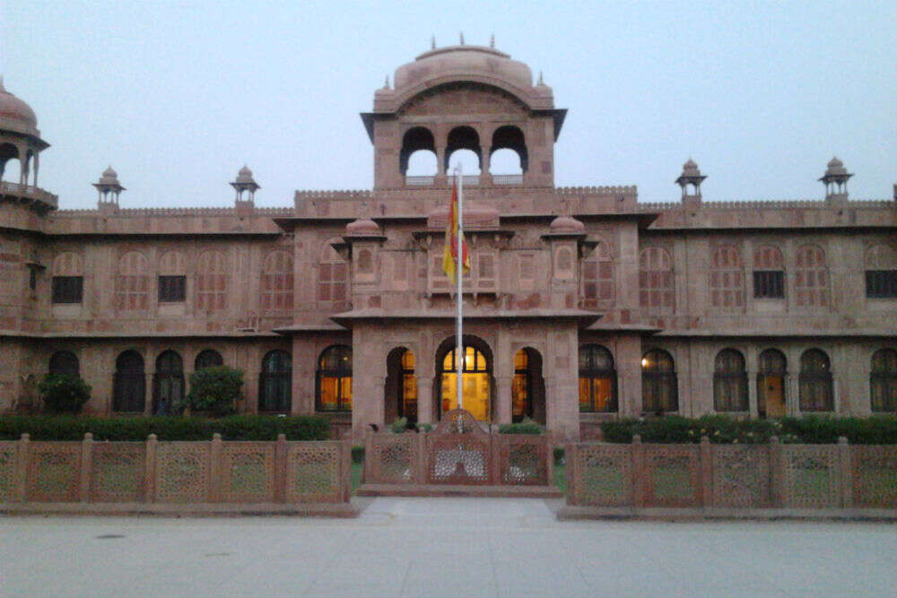 Lalgarh Palace Lalgarh_palace_(front_view)_Bikaner_Rajasthan