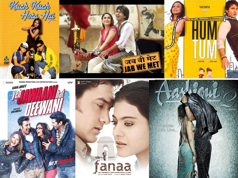 top 5 romantic movies indian