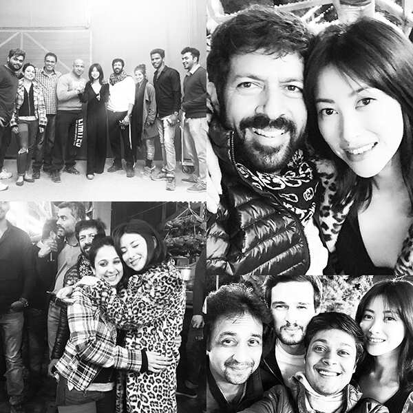 Zhu Zhu with Tubelight crew members