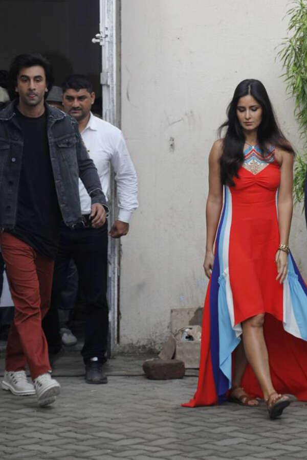 Ranbir Kapoor and Katrina Kaif arrive together