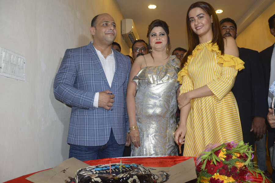 Surveen Chawla poses for the camera