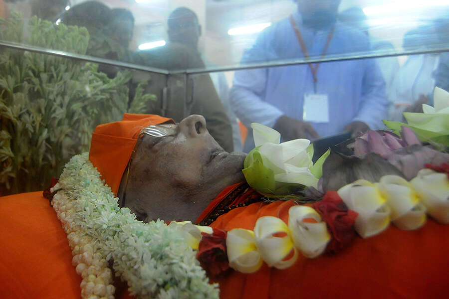 Swami Atmasthanandaji Maharaj kept in Belur math