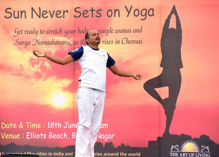 Yoga records across India