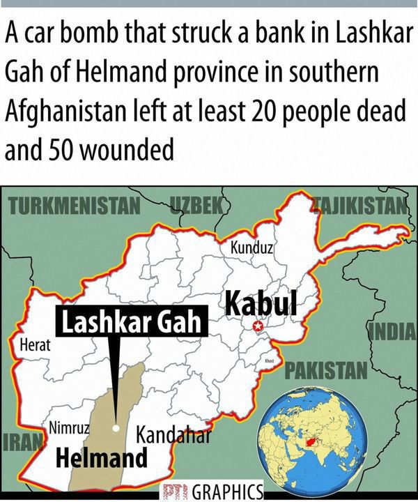 29 killed in Afghan car bombing