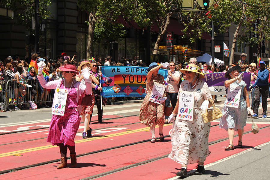 Participants during the 47th edition of San Francisco Pride Parade 2017