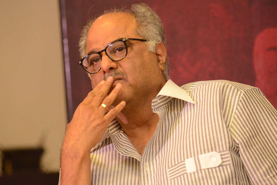 Boney Kapoor clicked in a pensive mood