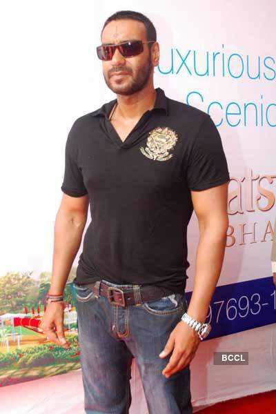 Ajay Devgan at Bhoomi Puja