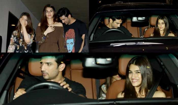 Spotted Sushant Singh Rajput And Kriti Sanon On A Dinner Date