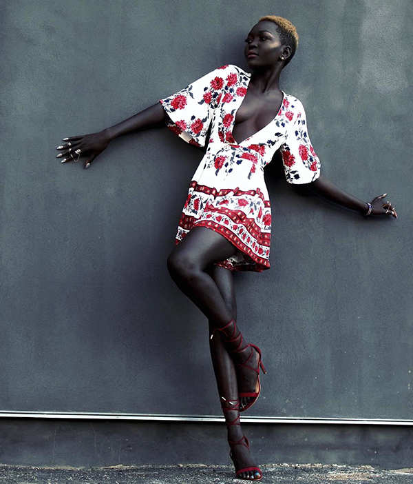 Sudanese Model Nyakim Gatwech Dubbed As ‘queen Of The Dark Becomes The Next Instagram Sensation 