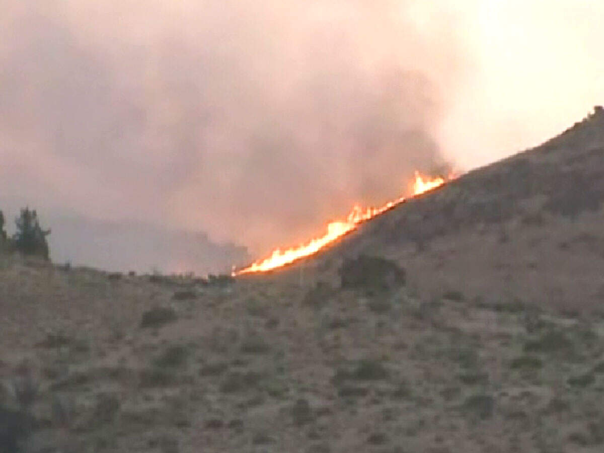 Wildfires near Reno burn over 50 square miles