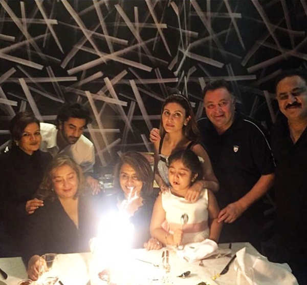 Take a look at candid photos of Neetu Kapoor as she celebrates her birthday with family