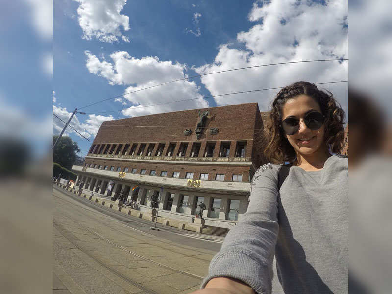 Pic: Taapsee Pannu is documenting her journey through Oslo with interesting shots