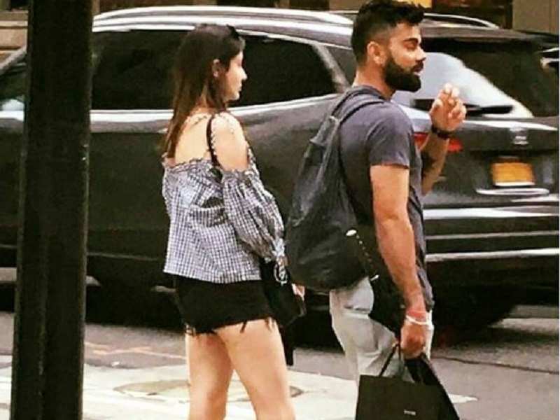 Airport Looks: Virat Kohli, Anushka Sharma Twinning In Monochrome