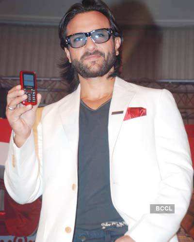 Saif at mobile launch