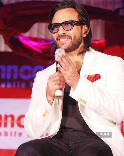 Saif at mobile launch
