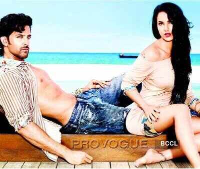 Hrithik-Barbara shoot for ad
