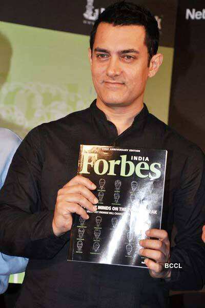 Aamir @ Forbes launch