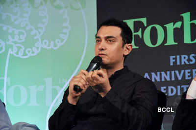 Aamir @ Forbes launch