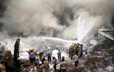 Mangalore crash: Exclusive pics