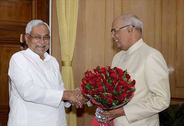 Ram Nath Kovind with Nitish Kumar