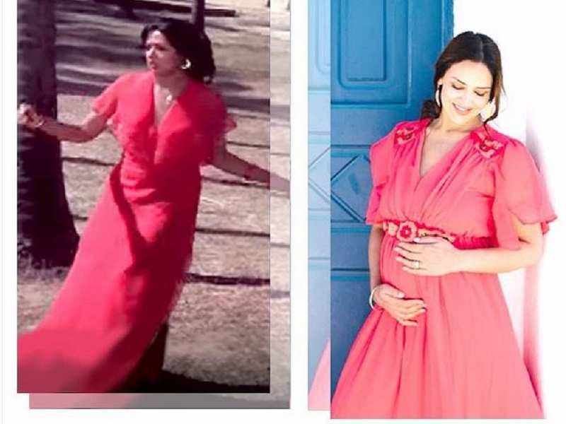 Pic: Esha Deol takes inspiration from mom Hema Malini for her maternity shoot