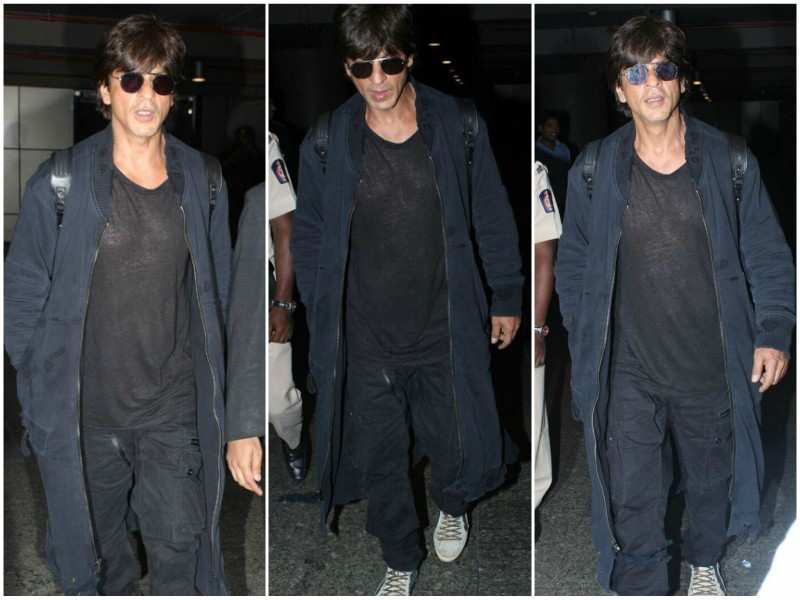 Pic: Shah Rukh Khan back in Mumbai to launch 'Jab Harry Met Sejal' new song 'Hawayein'