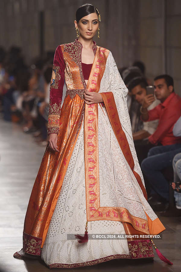 A Model Walks The Ramp For Manav Gangwani On Day 2 Of The FDCI India ...