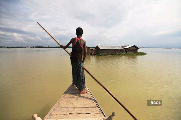 PM Modi visits flood-hit Assam