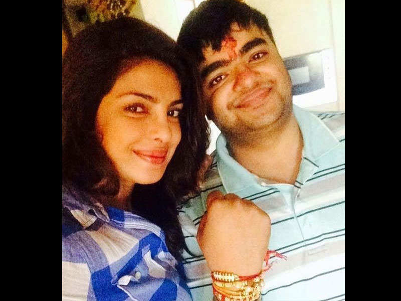 Priyanka Chopra Shares A Throwback Pic With Brother Siddharth On Raksha ...